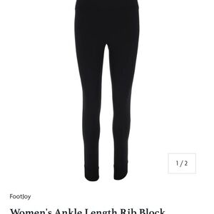 Footjoy Ankle Length Rib blocked leggings